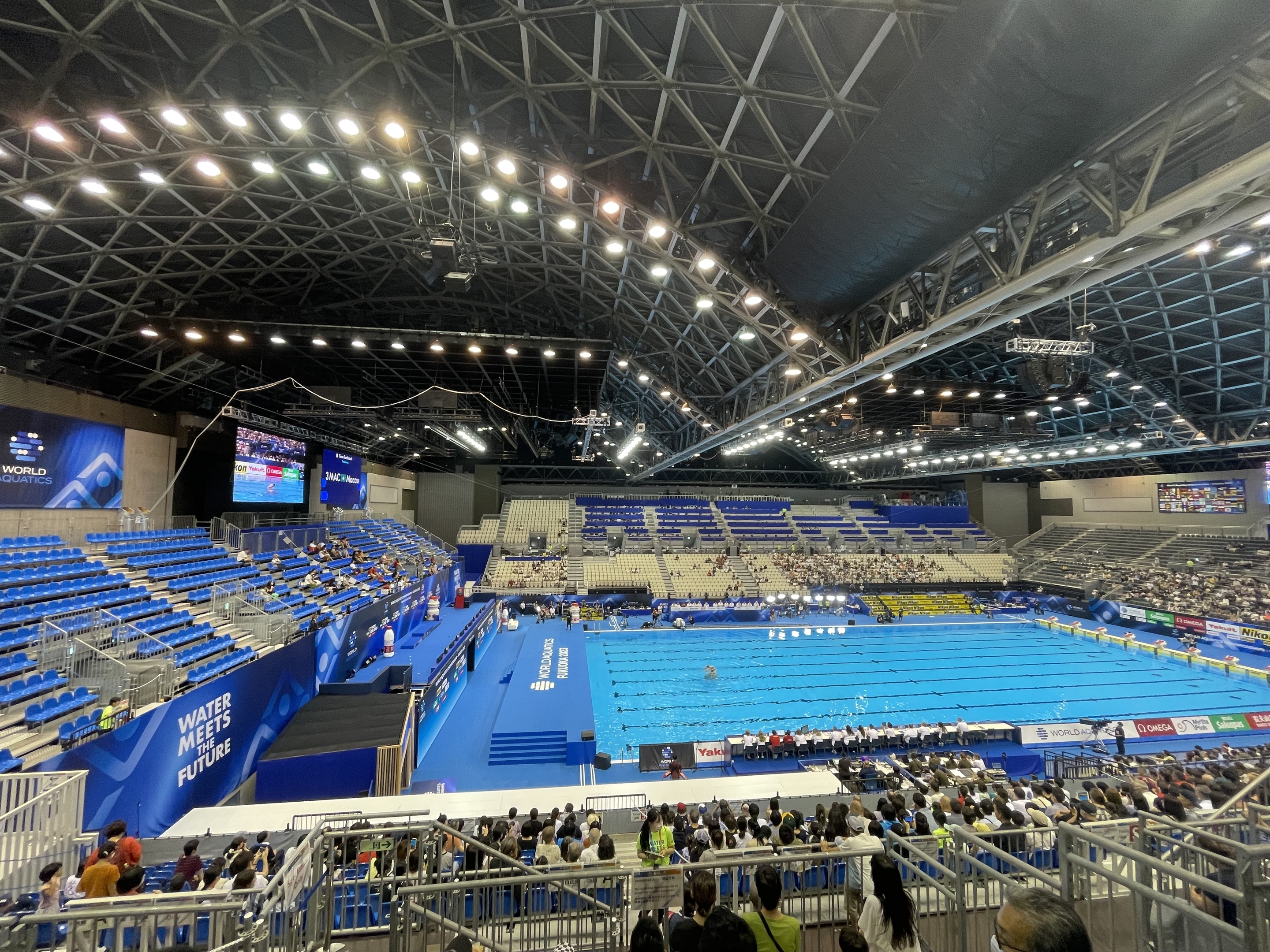 2023.7.16 世界水泳選手会 アーティスティックスイミング観戦（マリン